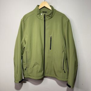 Amazon Essentials Water-Resistant Softshell Jacket Men's Size XXL Ivy Green